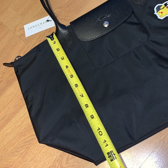 Limited Edition - NWT Longchamp x Pokemon Le Pliage Pikachu Shoulder Tote Bag - Picture 3 of 15